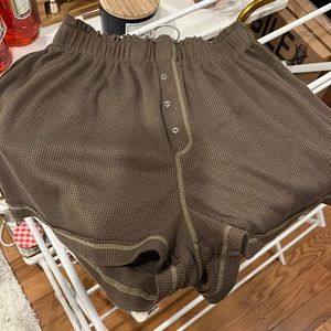 Free People “Early Night Thermal” shorts